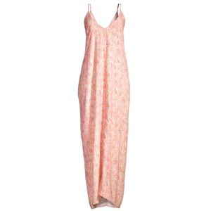 Lira Misty Morning Dress, Size Medium, Orangish-Pink w/ White Speckles